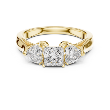 Graceful Infinity Loop Design Lab Grown Diamond Ring