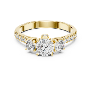 Ornate Antique Style Milgrain Lab Grown Diamond Ring