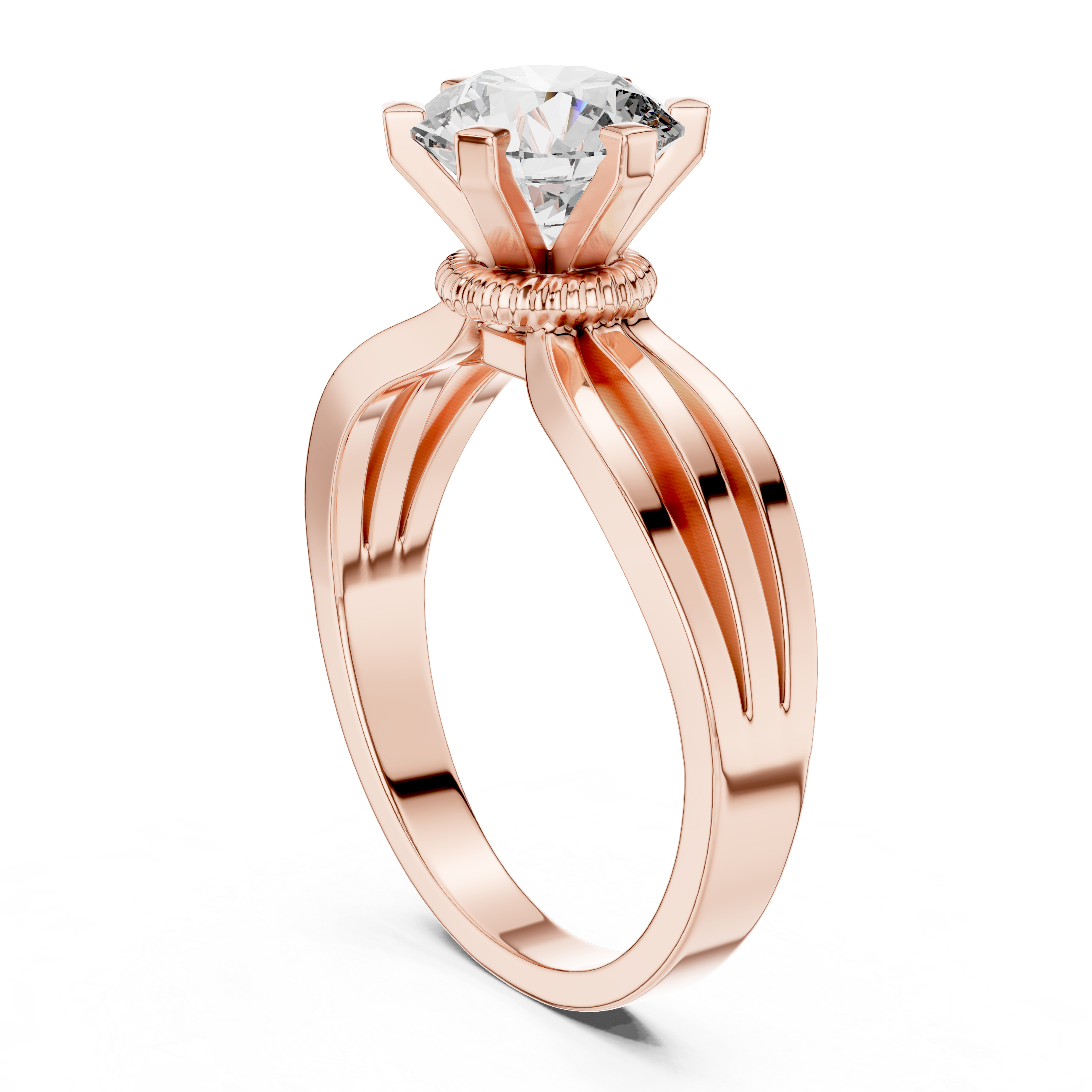 Stunning Strip Past Lab Grown Diamond Ring