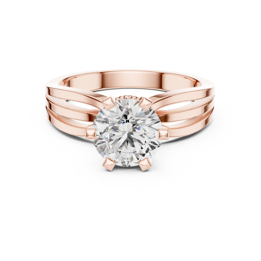 Stunning Strip Past Lab Grown Diamond Ring