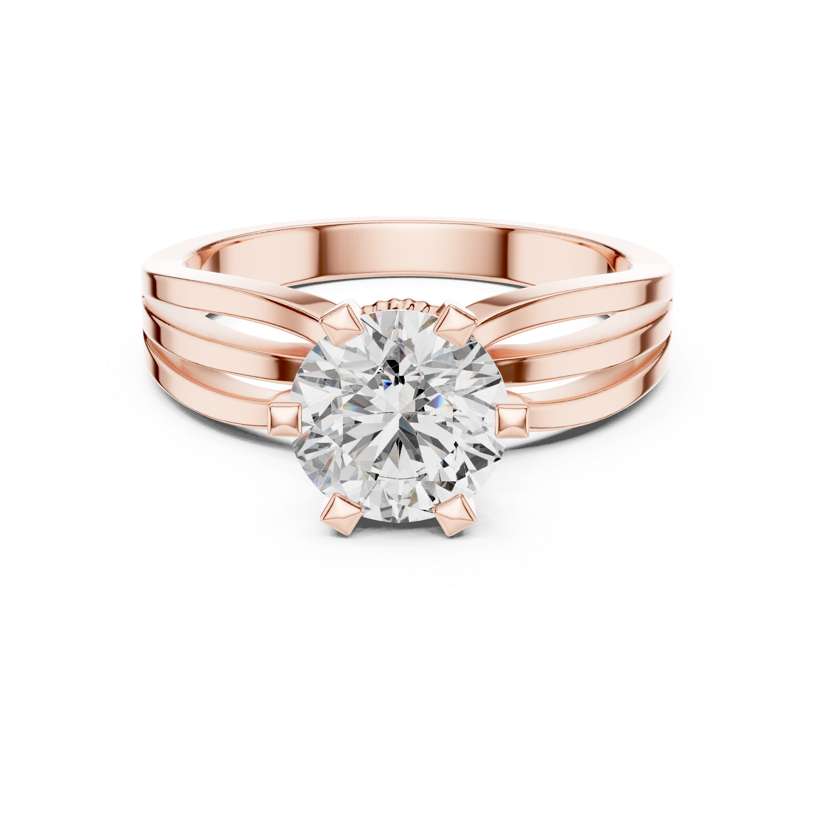 Stunning Strip Past Lab Grown Diamond Ring