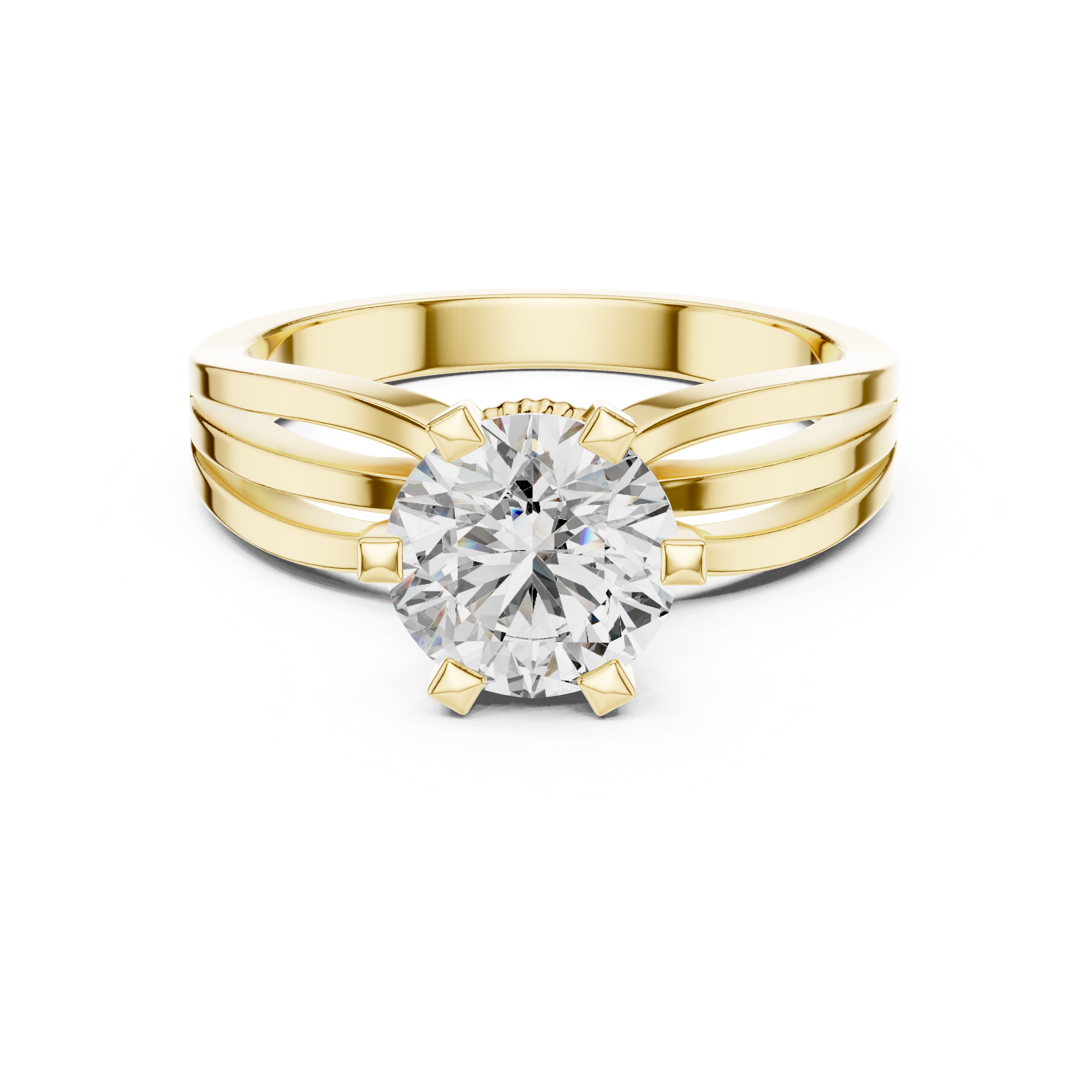 Stunning Strip Past Lab Grown Diamond Ring