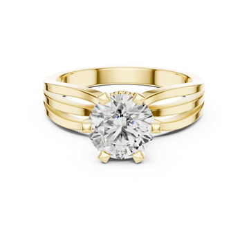 Stunning Strip Past Lab Grown Diamond Ring
