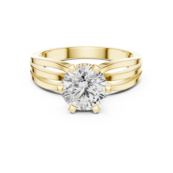 Stunning Strip Past Lab Grown Diamond Ring