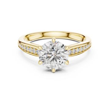 Majestic Marquise Shape Vintage Lab Grown Diamond Ring