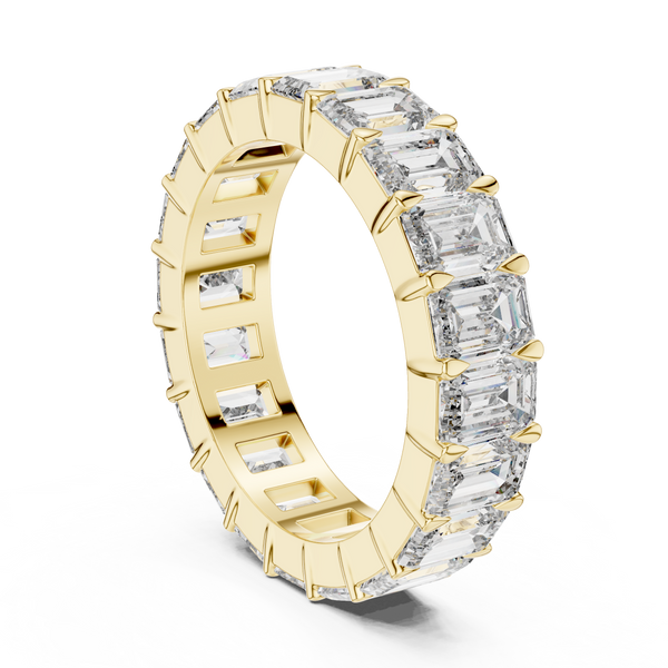 Glistening Eternity Band Lab Grown Diamond Ring