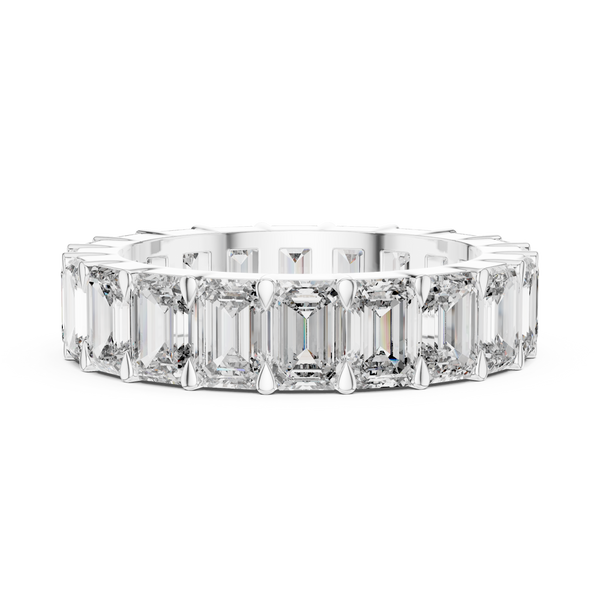 Glistening Eternity Band Lab Grown Diamond Ring