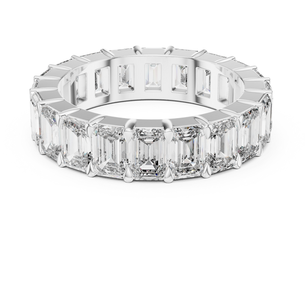 Glistening Eternity Band Lab Grown Diamond Ring