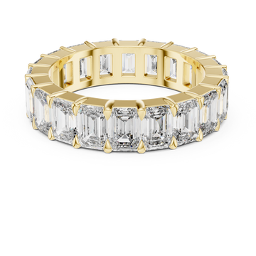 Glistening Eternity Band Lab Grown Diamond Ring