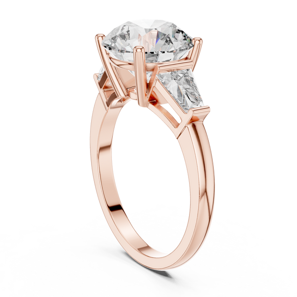 Sparkling Halo Micro Pave Lab Grown Diamond Ring
