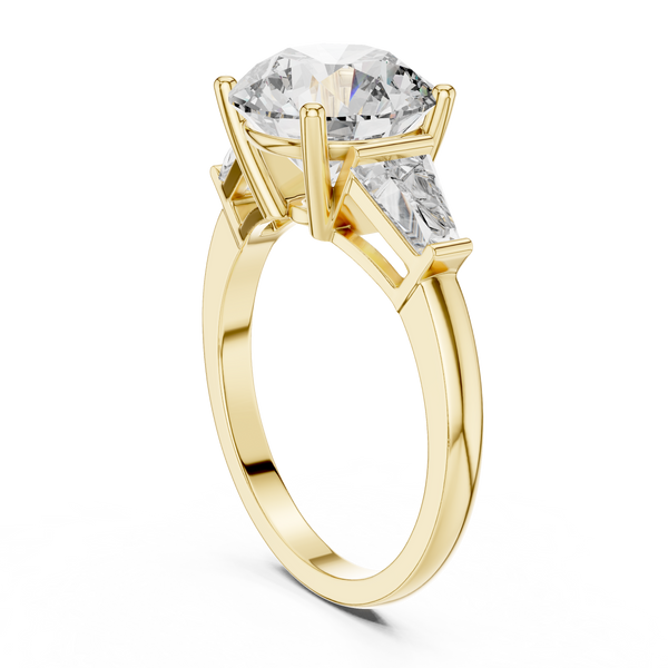 Sparkling Halo Micro Pave Lab Grown Diamond Ring