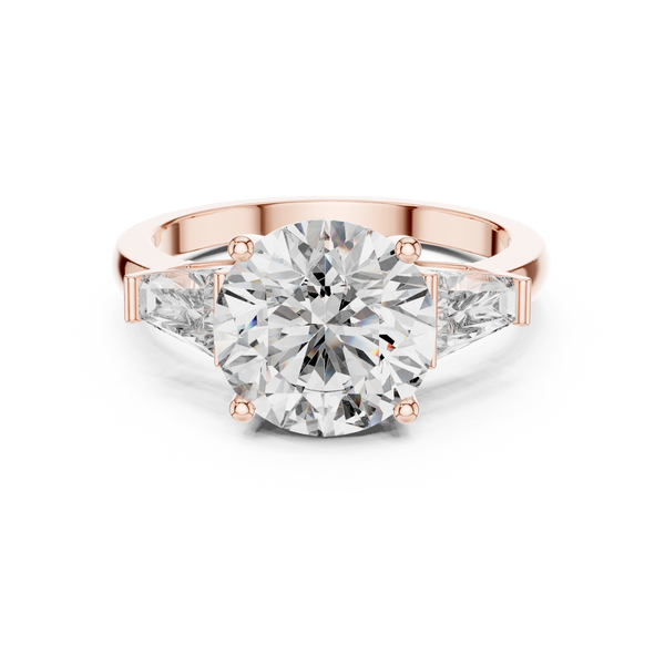 Sparkling Halo Micro Pave Lab Grown Diamond Ring