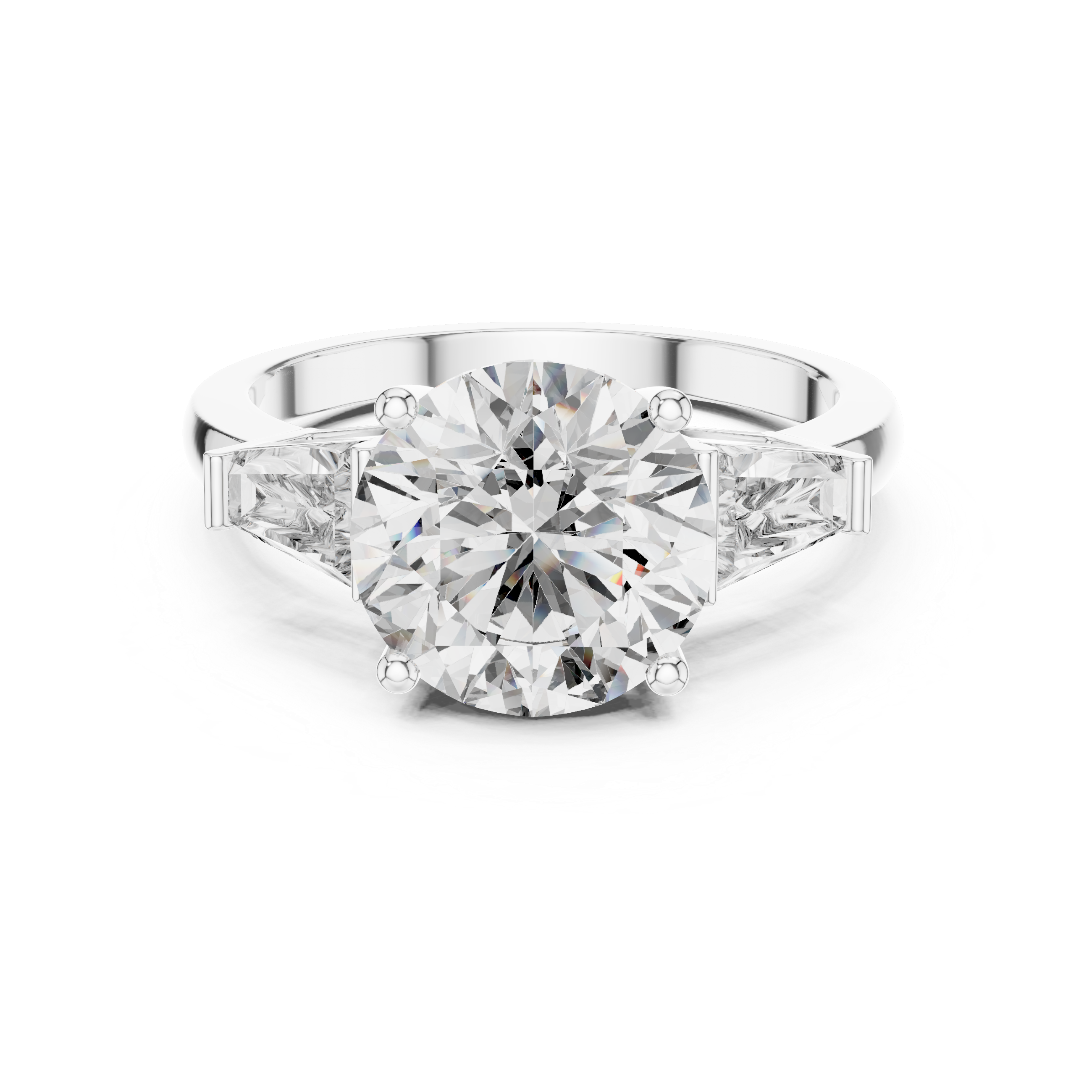 Sparkling Halo Micro Pave Lab Grown Diamond Ring