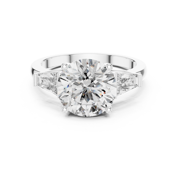 Sparkling Halo Micro Pave Lab Grown Diamond Ring