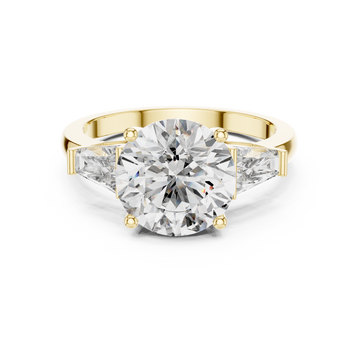 Sparkling Halo Micro Pave Lab Grown Diamond Ring