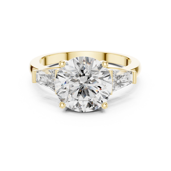Sparkling Halo Micro Pave Lab Grown Diamond Ring