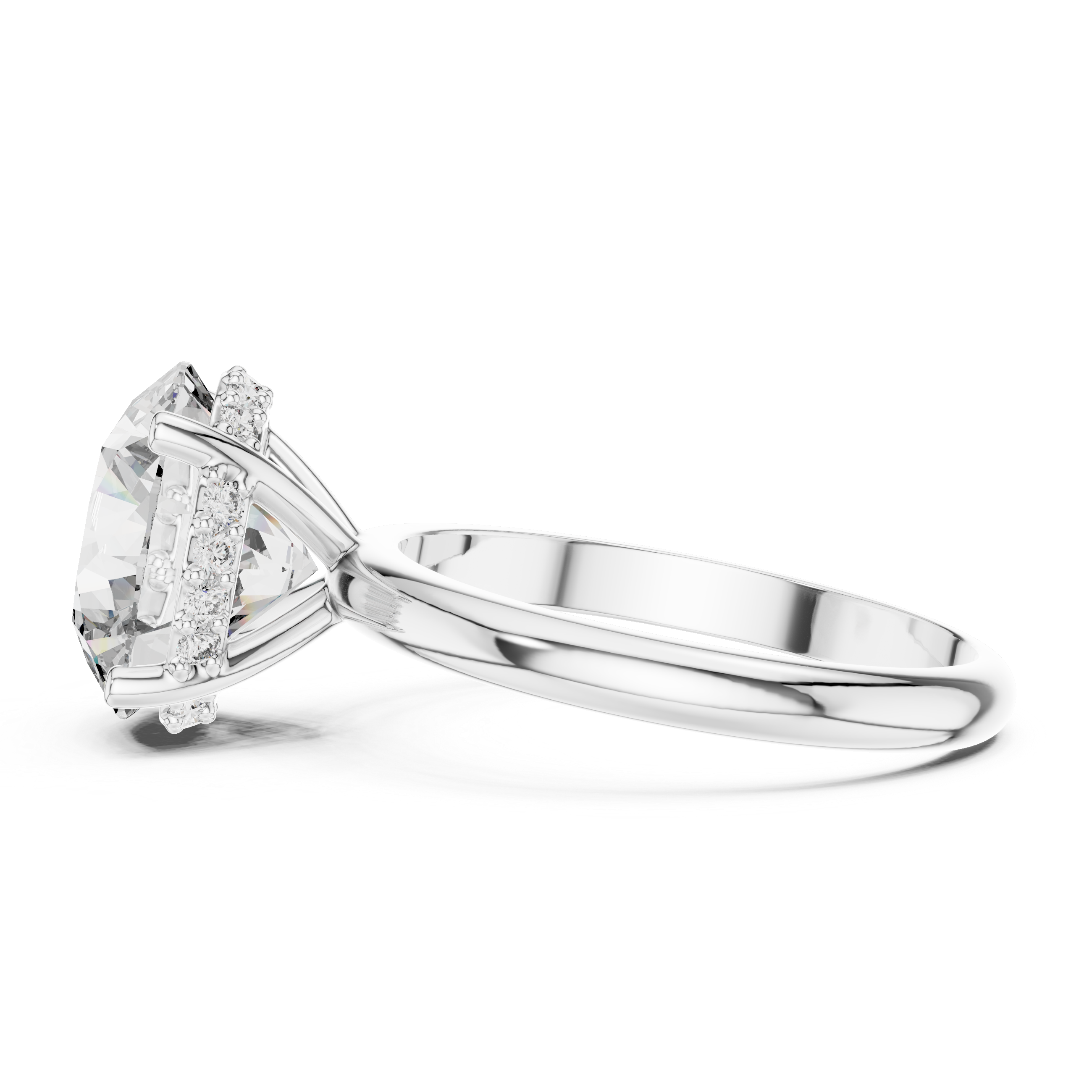 Distinctive Exquisite Marquise Lab Grown Diamond Ring