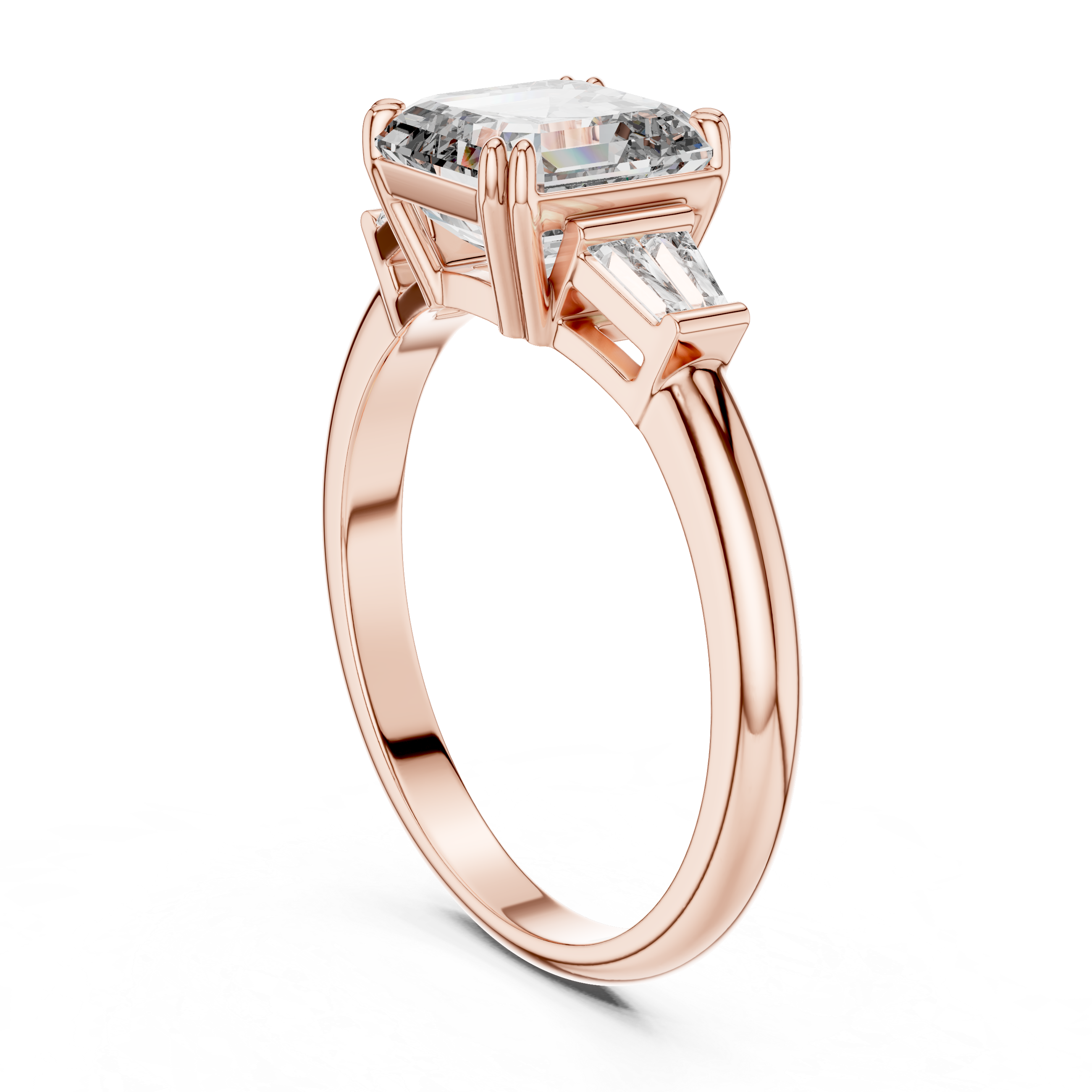 Eternal Three Stone Design Lab Grown Diamond Ring