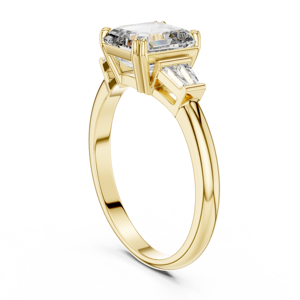 Eternal Three Stone Design Lab Grown Diamond Ring