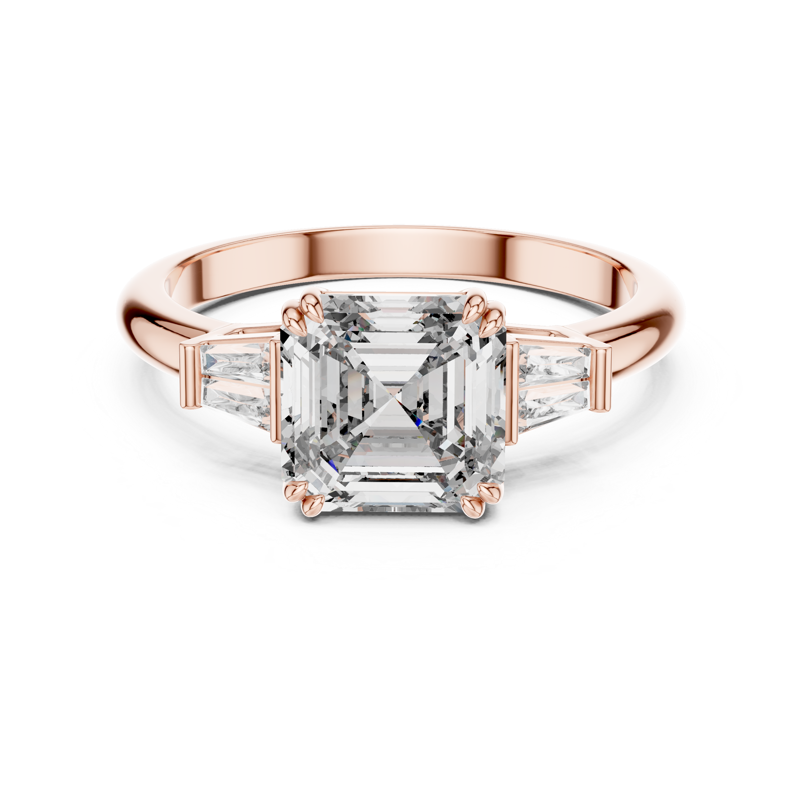 Eternal Three Stone Design Lab Grown Diamond Ring