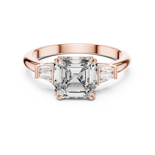 Eternal Three Stone Design Lab Grown Diamond Ring