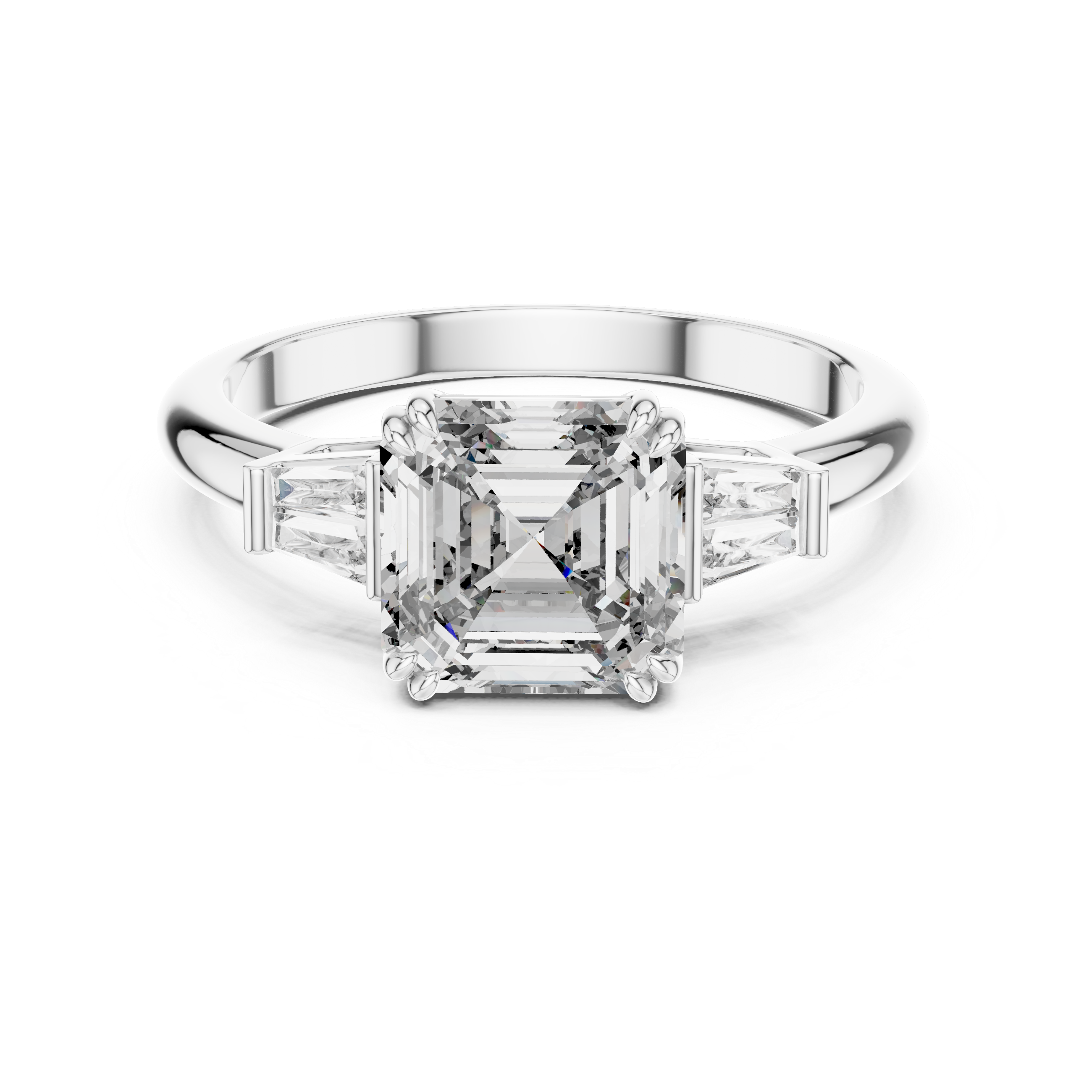 Eternal Three Stone Design Lab Grown Diamond Ring