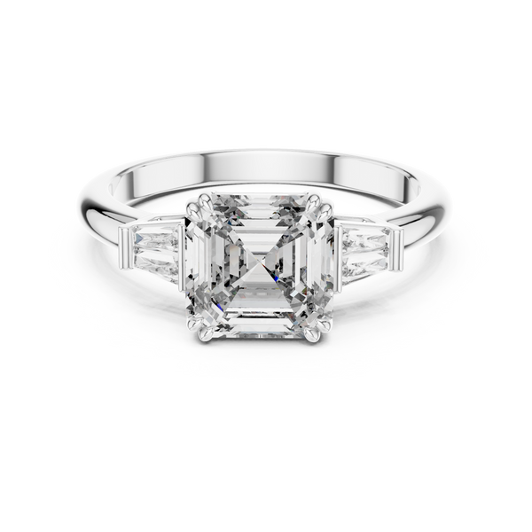 Eternal Three Stone Design Lab Grown Diamond Ring