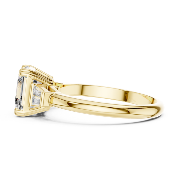 Eternal Three Stone Design Lab Grown Diamond Ring