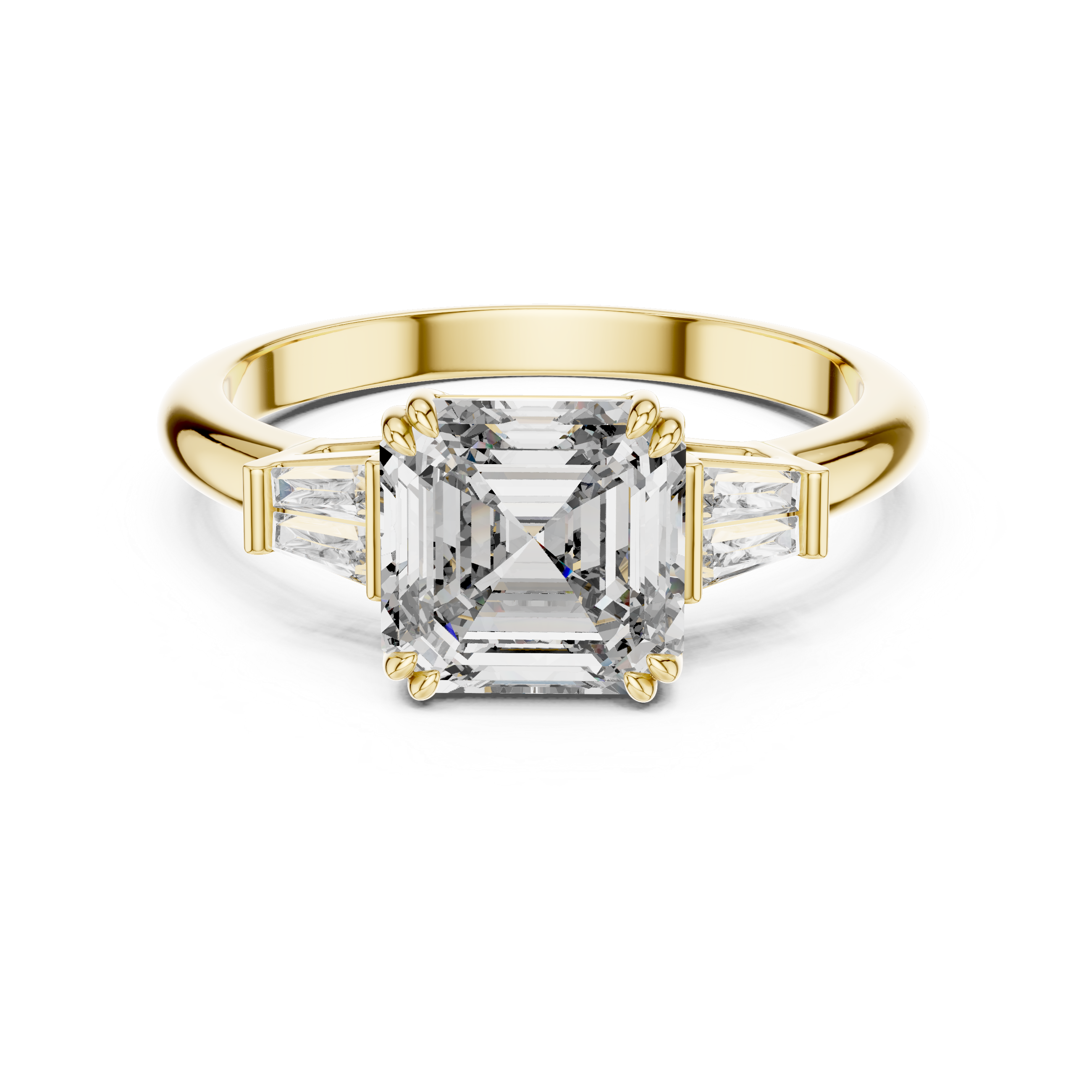 Eternal Three Stone Design Lab Grown Diamond Ring