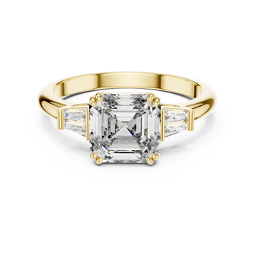 Eternal Three Stone Design Lab Grown Diamond Ring