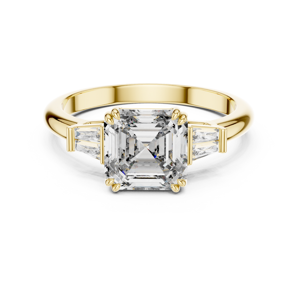 Eternal Three Stone Design Lab Grown Diamond Ring