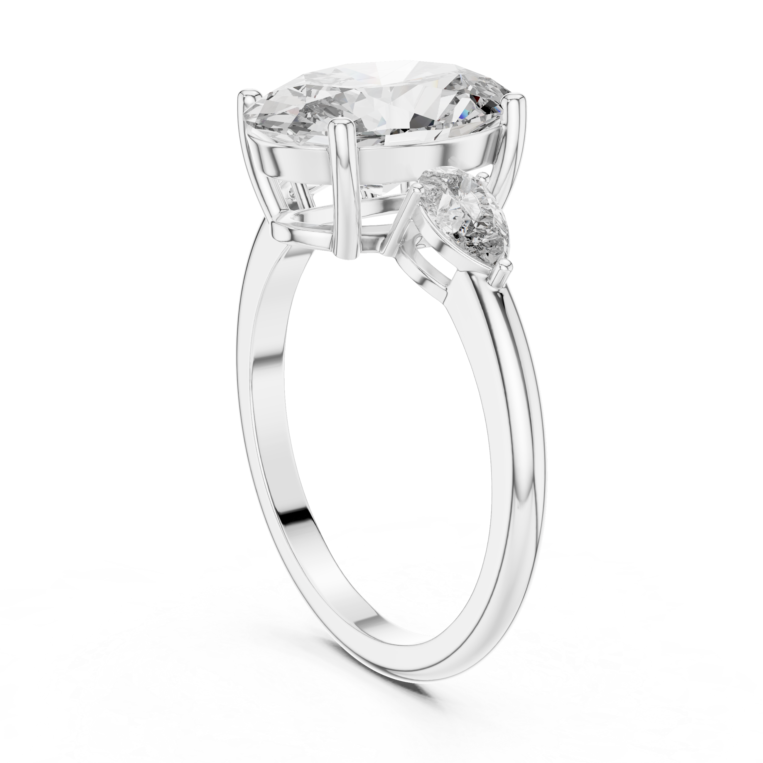 Imperial Princess Cut Style Lab Grown Diamond Ring
