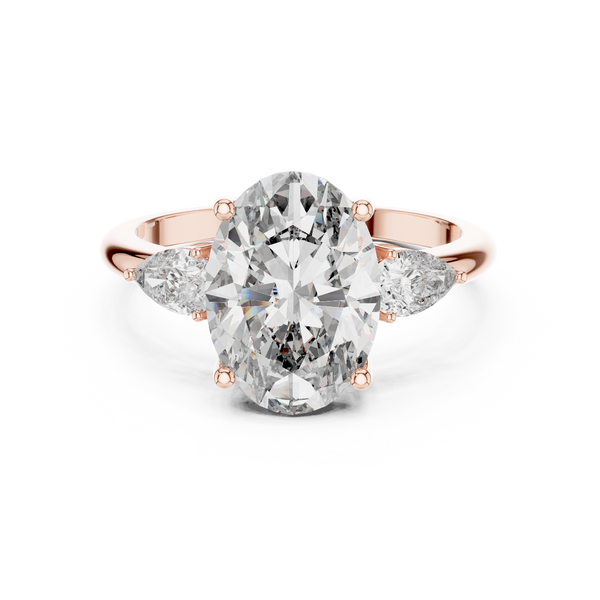 Imperial Princess Cut Style Lab Grown Diamond Ring