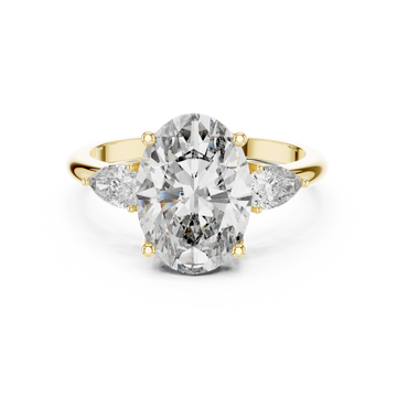 Imperial Princess Cut Style Lab Grown Diamond Ring