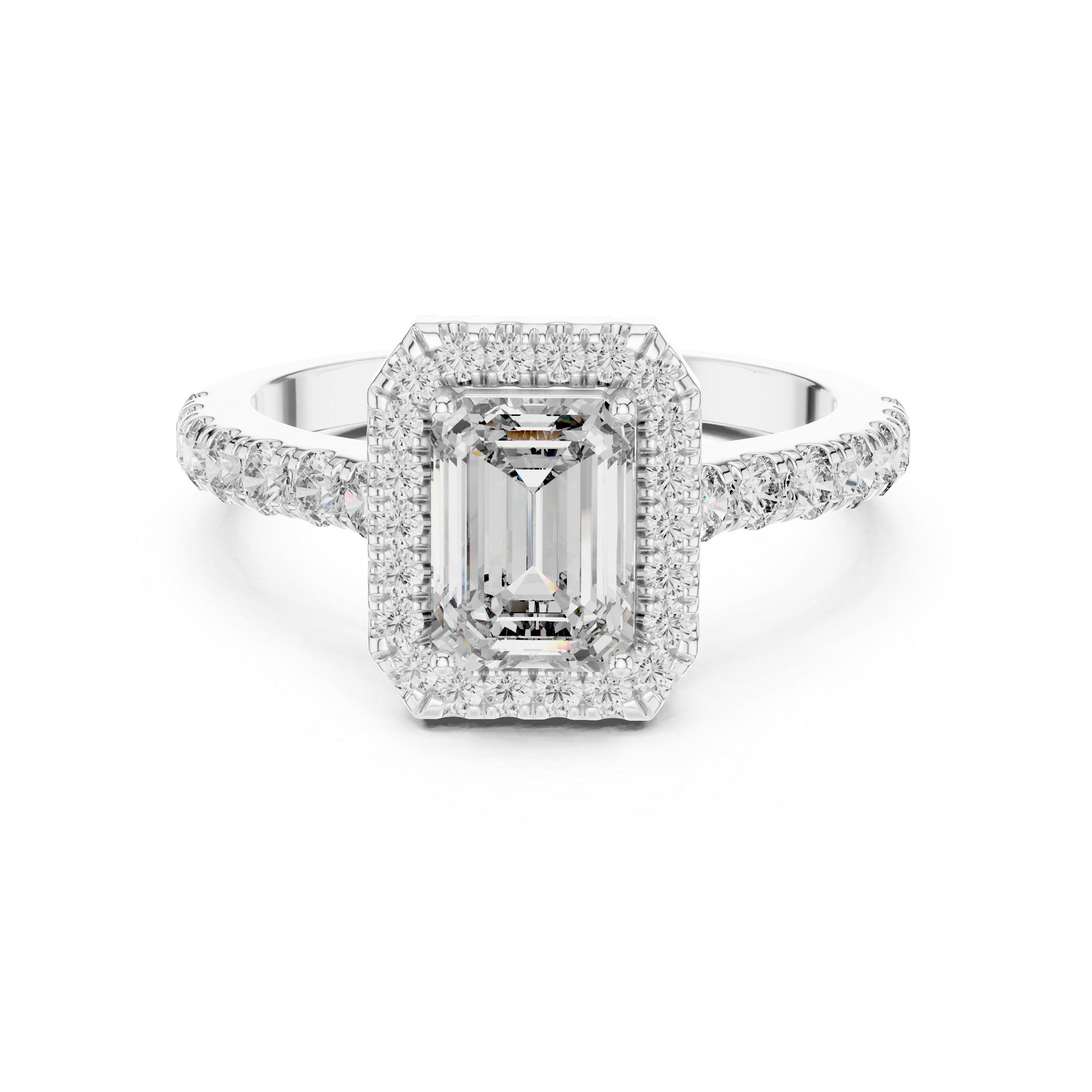 Romantic Delicate Gold Lab Grown Diamond Ring
