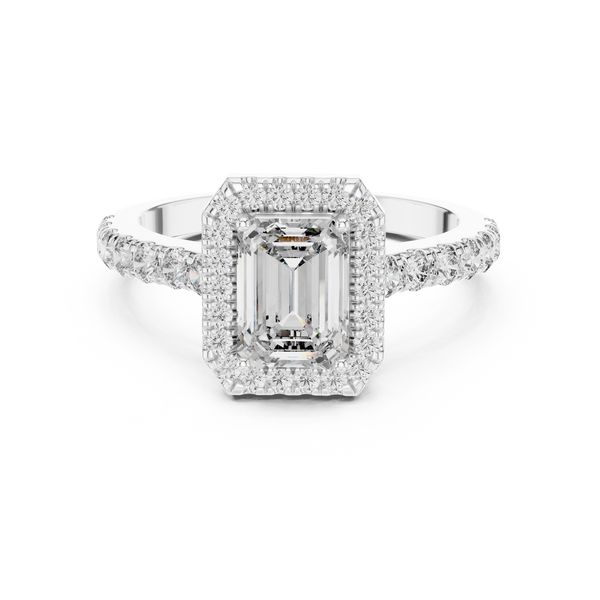 Romantic Delicate Gold Lab Grown Diamond Ring