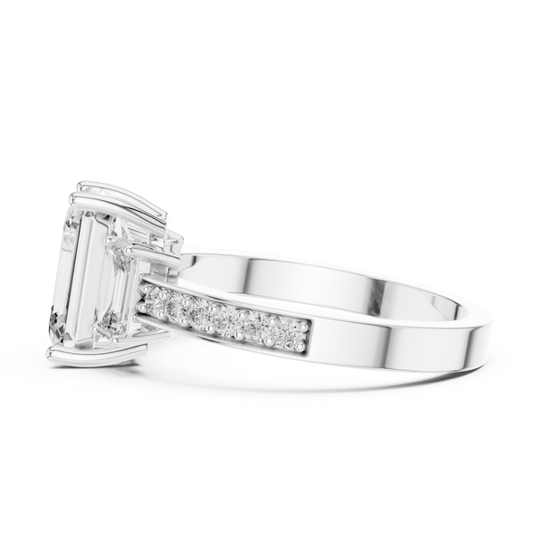 Sparkling Artisan Three Design Lab Grown Diamond Ring