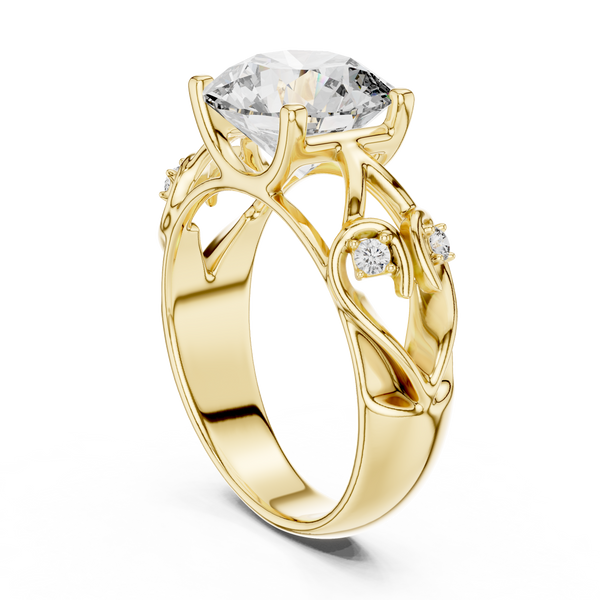 Refined Minimalist Bezel Set Lab Grown Diamond Ring