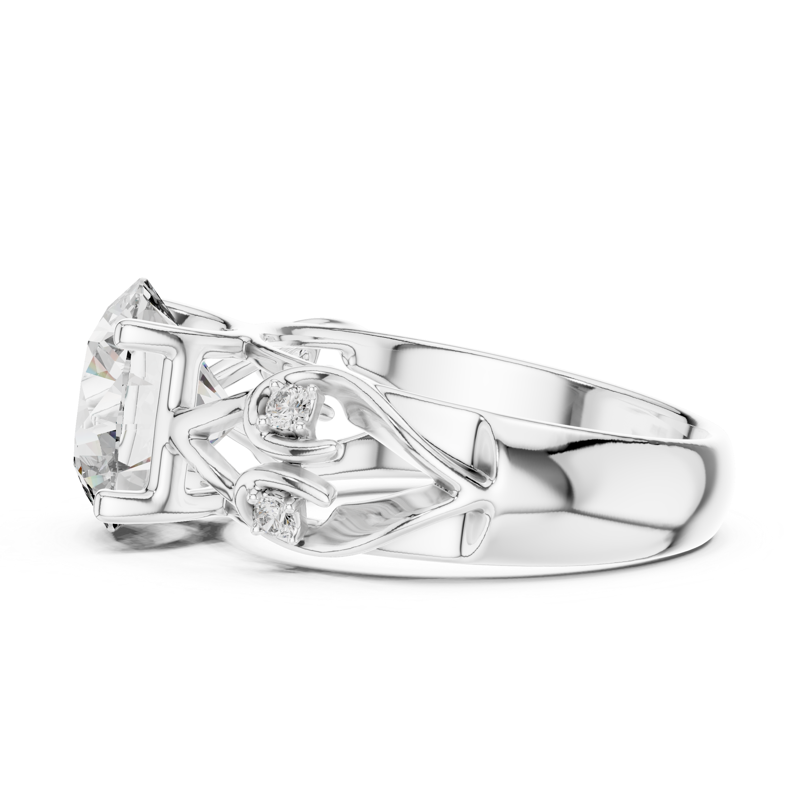 Refined Minimalist Bezel Set Lab Grown Diamond Ring