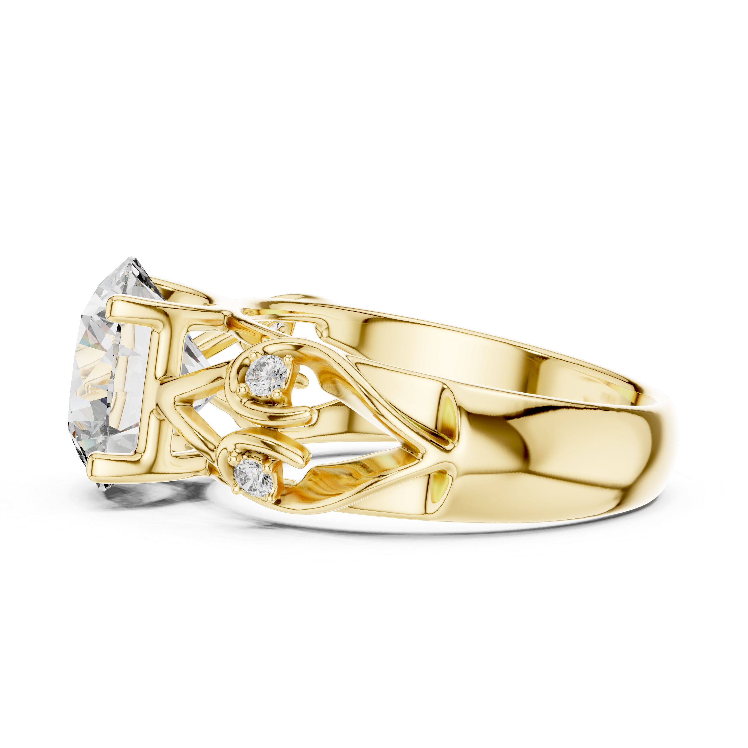 Refined Minimalist Bezel Set Lab Grown Diamond Ring