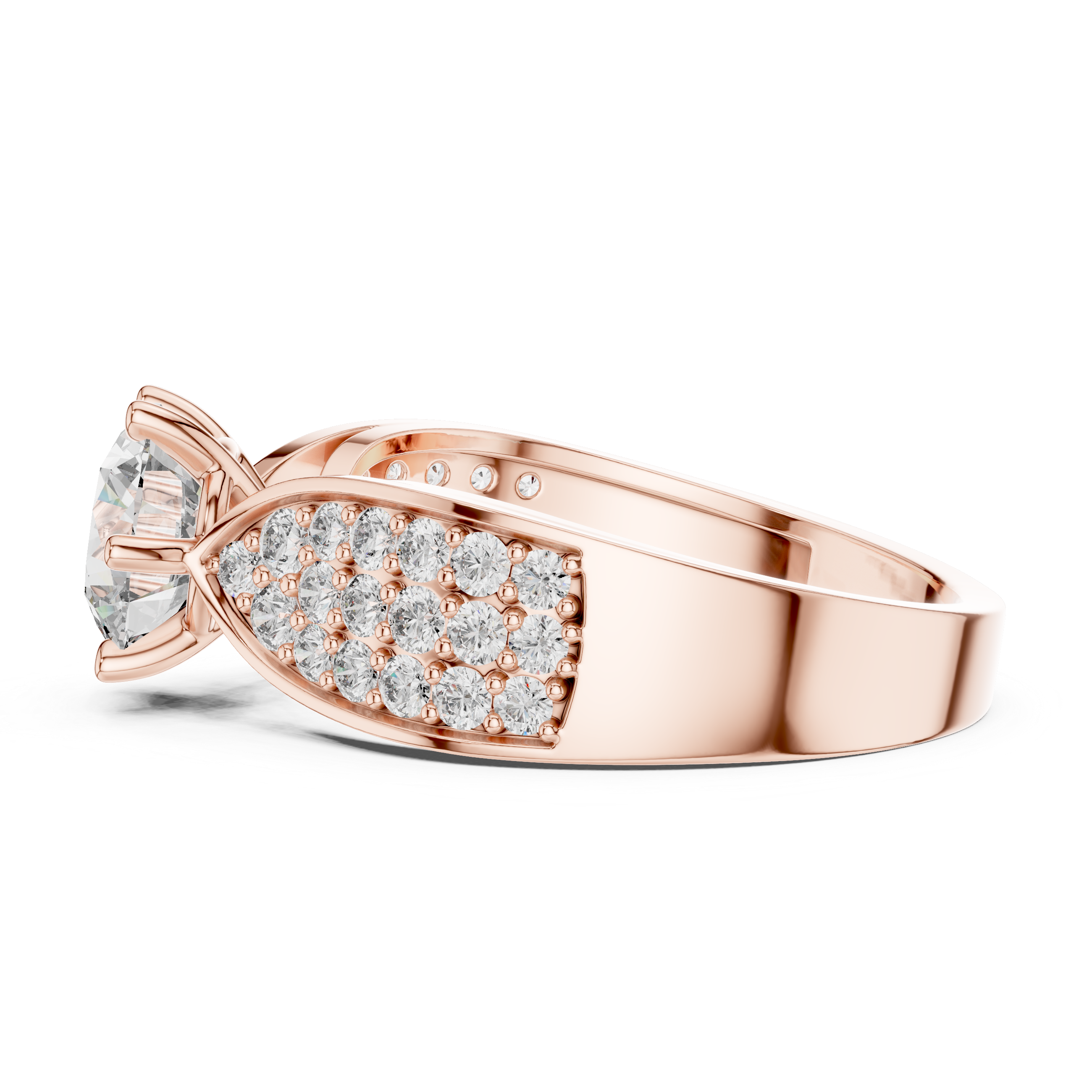Intricate Filigree Ornate Style Lab Grown Diamond Ring