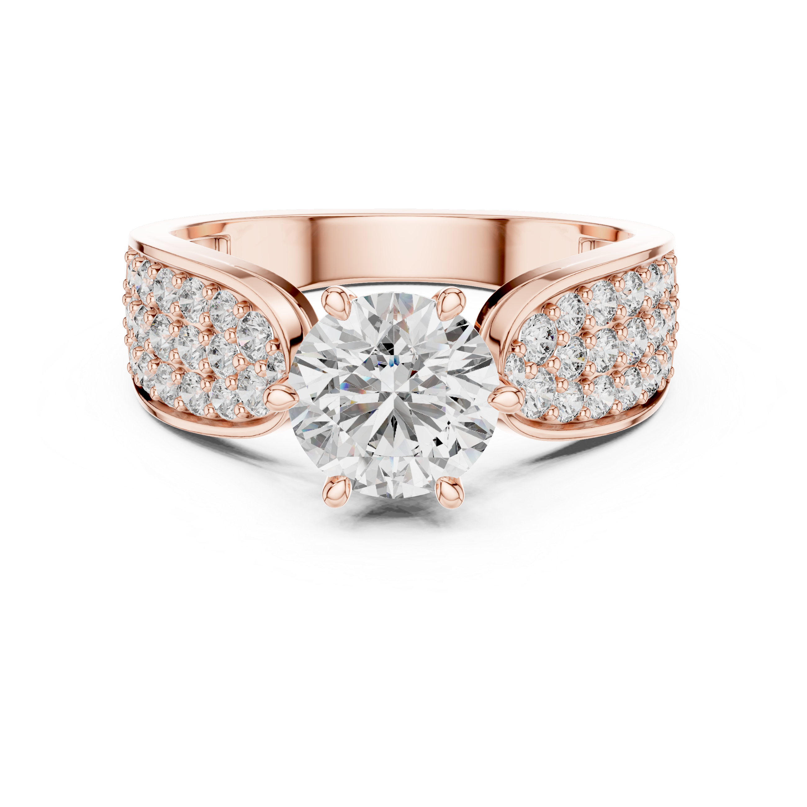 Intricate Filigree Ornate Style Lab Grown Diamond Ring