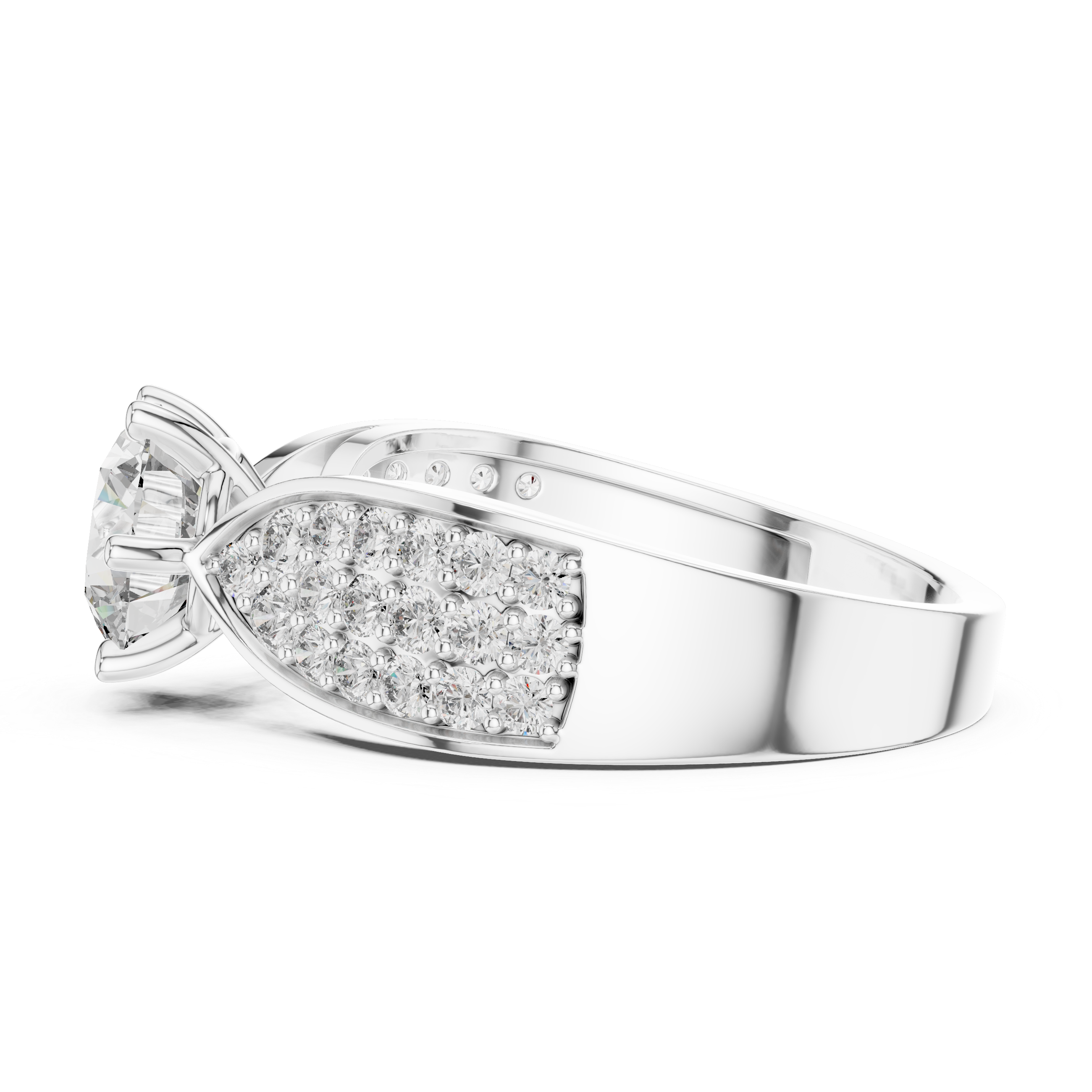 Intricate Filigree Ornate Style Lab Grown Diamond Ring
