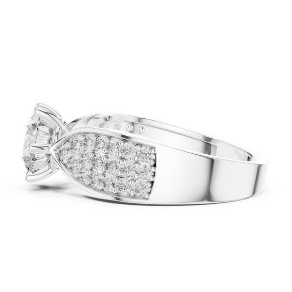 Intricate Filigree Ornate Style Lab Grown Diamond Ring
