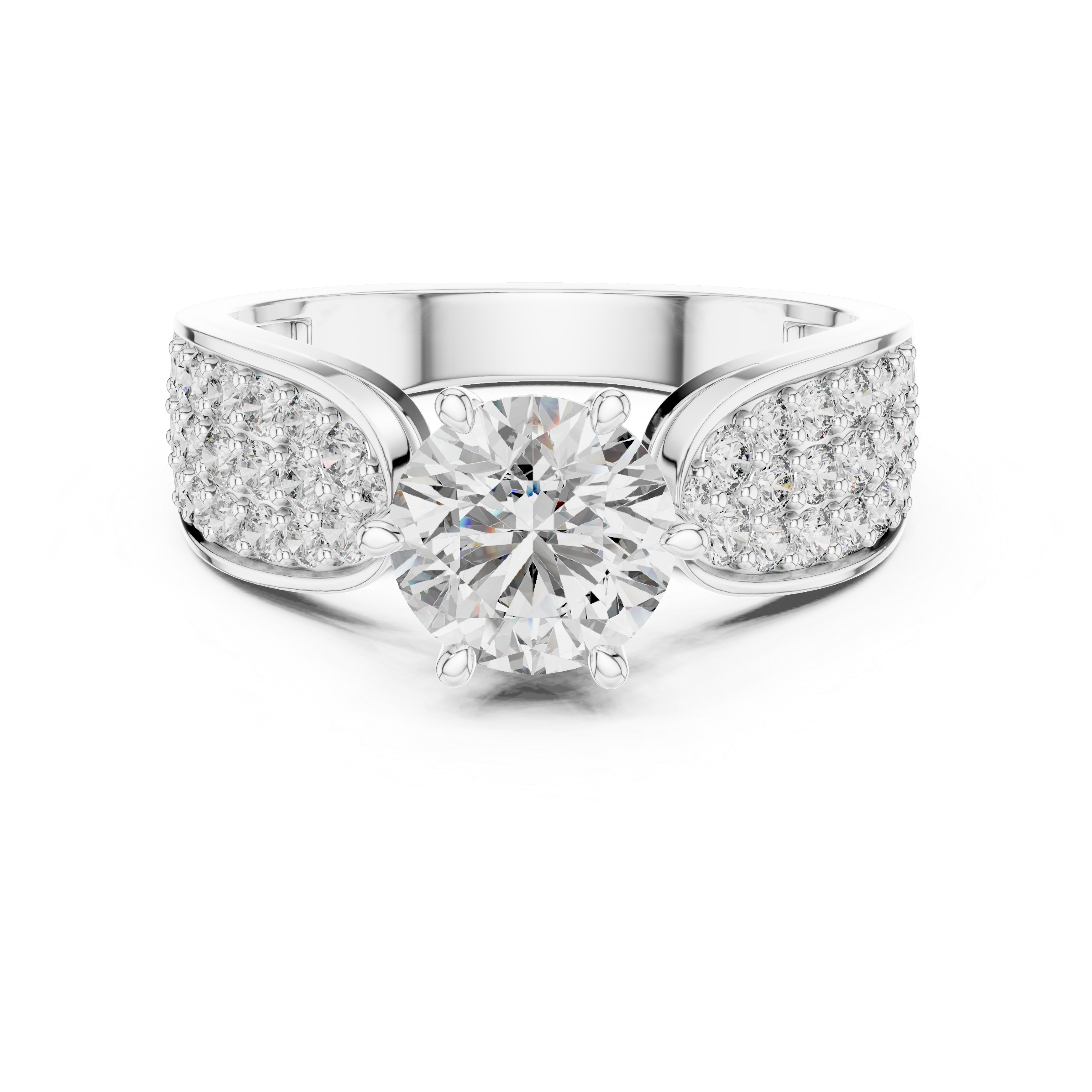 Intricate Filigree Ornate Style Lab Grown Diamond Ring