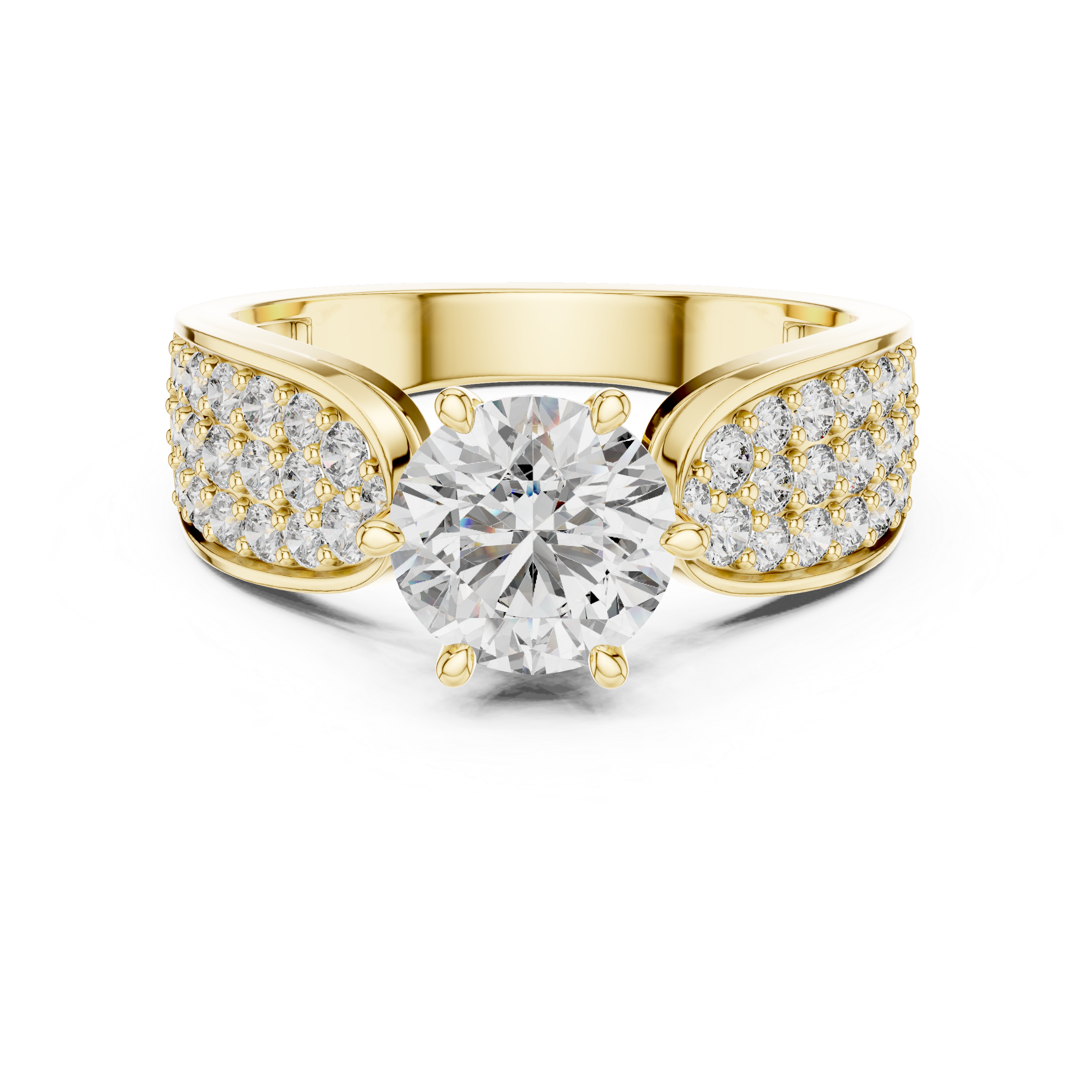 Intricate Filigree Ornate Style Lab Grown Diamond Ring