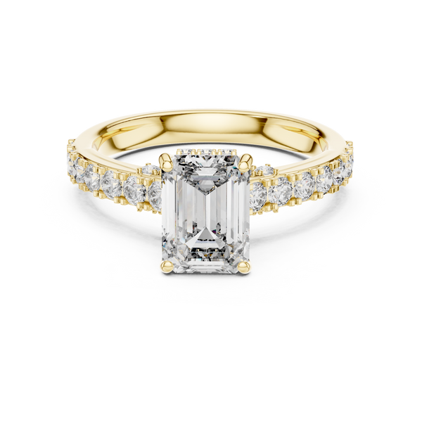 Sophisticated Radiant Stone Lab Grown Diamond Ring