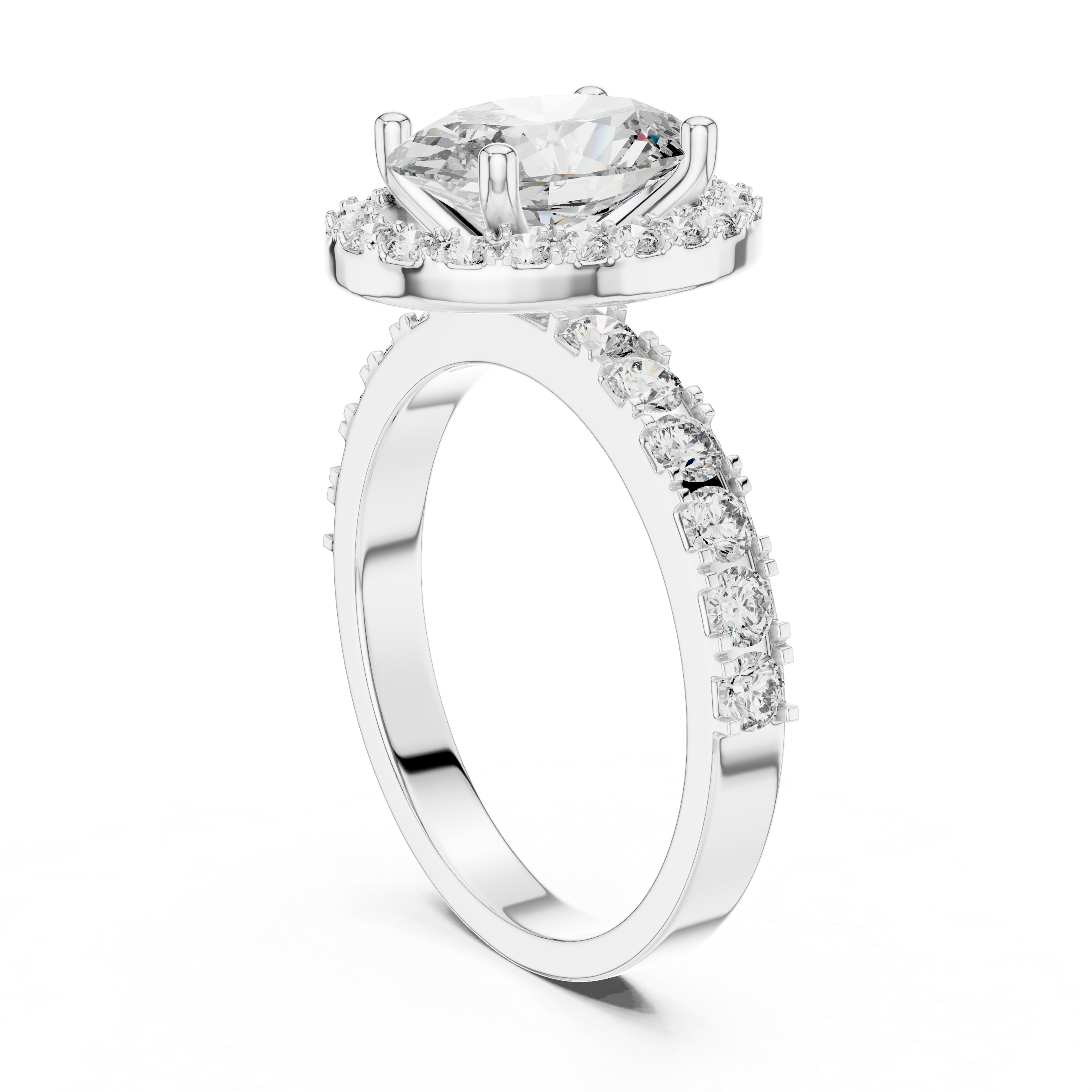 Stunning Infinity Eternity Band Lab Grown Diamond Ring