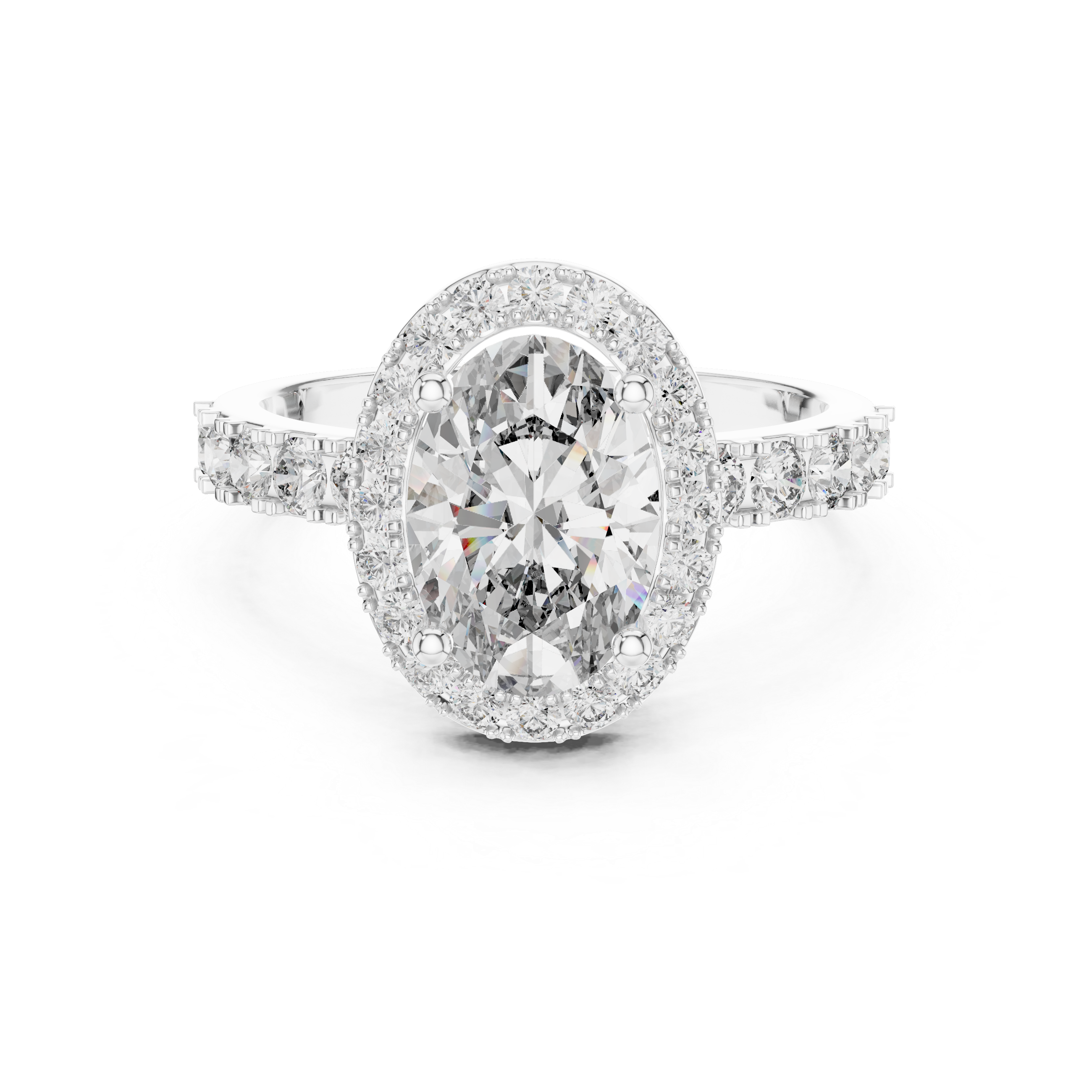 Stunning Infinity Eternity Band Lab Grown Diamond Ring
