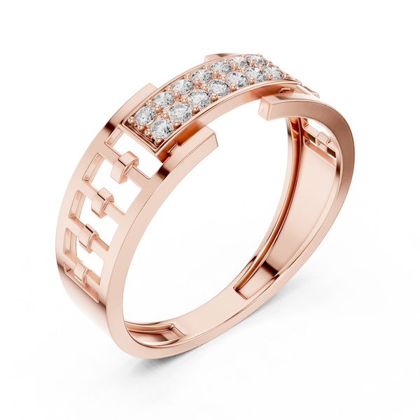 High-end Lab grown diamond ring band